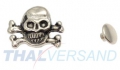 10er Pack Ziernieten Totenkopf Skull #30 Motivnieten Ledernieten