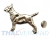 10er Pack Ziernieten Hund Bullterrier #443 Motivniete Lederniete