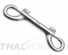 Doppel Karabinerhaken 89mm Edelstahl Rostfrei