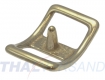 Conwayschnalle Schiffchenschnalle 12mm MESSING Schiffchen