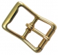 Gebogene Rollschnalle 16mm MESSING / Rollschnallen