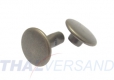 1.000er Pack Doppel Hohlnieten 8x8mm Unten zu Altmessing