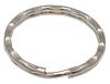500er Pack Design Schl�sselringe 30mm gewellt vernickelt
