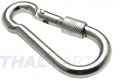 10er Pack Feuerwehr Karabinerhaken 140 x 12mm mit Schraube