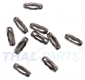 100er Pack Einpressverschl�sse f�r 4,5mm Kugelketten Silbern