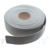 10m Gurtband 40mm Breit ca. 1,6mm stark / Silbergrau Polypropylen