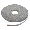 10m Gurtband 10mm Breit ca. 1,6mm stark / Silbergrau Polypropylen