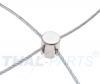 Kreuz Drahtseilklemme 6mm Edelstahl Rostfrei Niro V4A Kreuzklemme f. Drahtseil