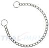 Hunde Halskette kurzgliedrig 3,0mm x 65cm 1-reihig Kettenhalsband Hundehalskette