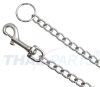 F�hrkette 90cm x 3,0mm ohne Handschlaufe Stahl verchromt