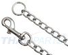 F�hrkette 90cm x 4,0mm ohne Handschlaufe Stahl verchromt