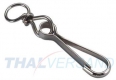 10er Pack Simplexhaken MIT WIRBEL 30mm Stahl vernickelt