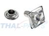 50er Pack Ziernieten Strassnieten Chatonnieten 8 x 8mm Klar Quadratisch Strass