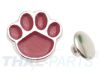10er Pack Ziernieten Pfote Rot #632 Motivnieten Ledernieten