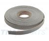 10m Gurtband 15mm Breit ca. 1,6mm stark / grau Polypropylen