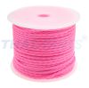 50m PP Universalschnur 3,0mm  / 12 x geflochten pink fluoreszierend