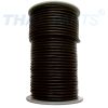 50m Rundleder Lederband Lederschnur Lederriemen 4mm Dunkel Braun