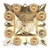 Concho #033 30mm Western Beere Rechteck Concho Gold Conchos Concha