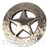 Concho #017 30mm Silbern Western Stern Star Conchos  Concha