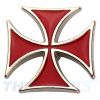 Concho #035 28mm Malteser Kreuz rot Metall Conchos Concha