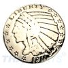 Concho #044 20mm Indiana Kopf M�nze Concho Silber Conchos Concha