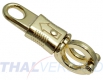 10er Pack Panikhaken 104mm mit fester Rund�se 12mm vermessingt