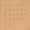 Punzierstempelset Alphabet CASTELL, 3/8 Zoll - 9,5 mm