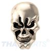 Concho #129 17mm x 28mm Sch�del Skull Concho Leathercraft Silber