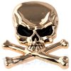 Concho #114 29mm x 32mm Cowboy Dekor Sch�del Knochen Concho Gold Leathercraft
