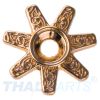 Concho #202 20mm Sporen Gold Conchos Concha