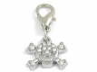 Strassanh�nger Totenkopf #8 Strass / Schmuck Anh�nger
